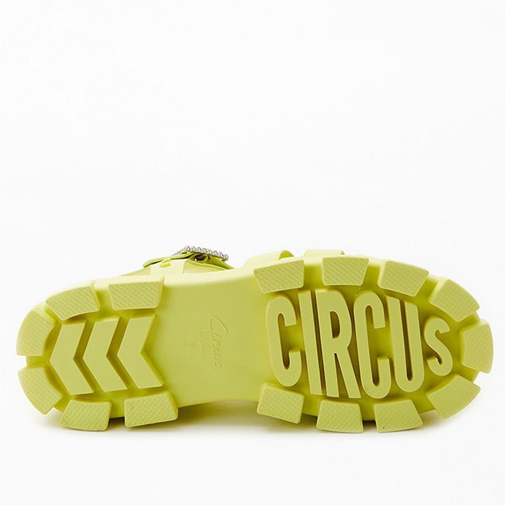 Women’s Circus NY by Sam Edelman Yellow Alyson Platform Sandals Shoes US Size 10 - Picture 11 of 16